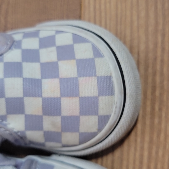 Toddler light purple checkered vans - Picture 5 of 6